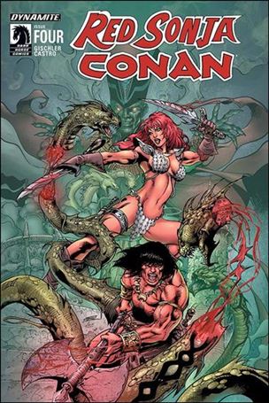 Red Sonja / Conan issue 4-B Roberto Castro Subscription Cover