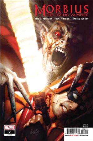 Morbius issue 2 Ryan Brown Cover