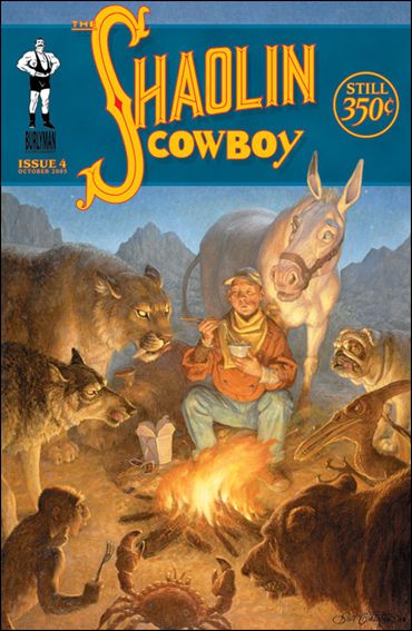 Shaolin Cowboy (2004) issue 4-B Scott Gustafson Cover