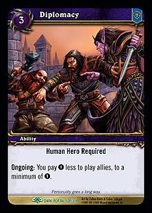 World of Warcraft: Through the Dark Portal (Base Set) card 128 Diplomacy