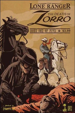 Lone Ranger & Zorro: The Death of Zorro issue 1-B Francesco Francavilla 1:5 Cover