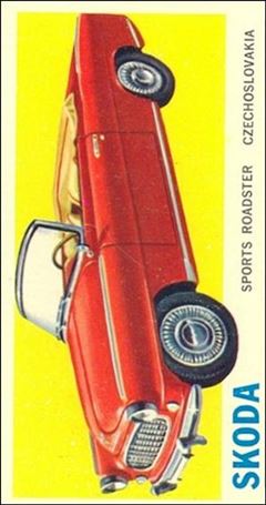 Sports Cars (1961) (Base Set) card 33 Skoda Sports Roadster