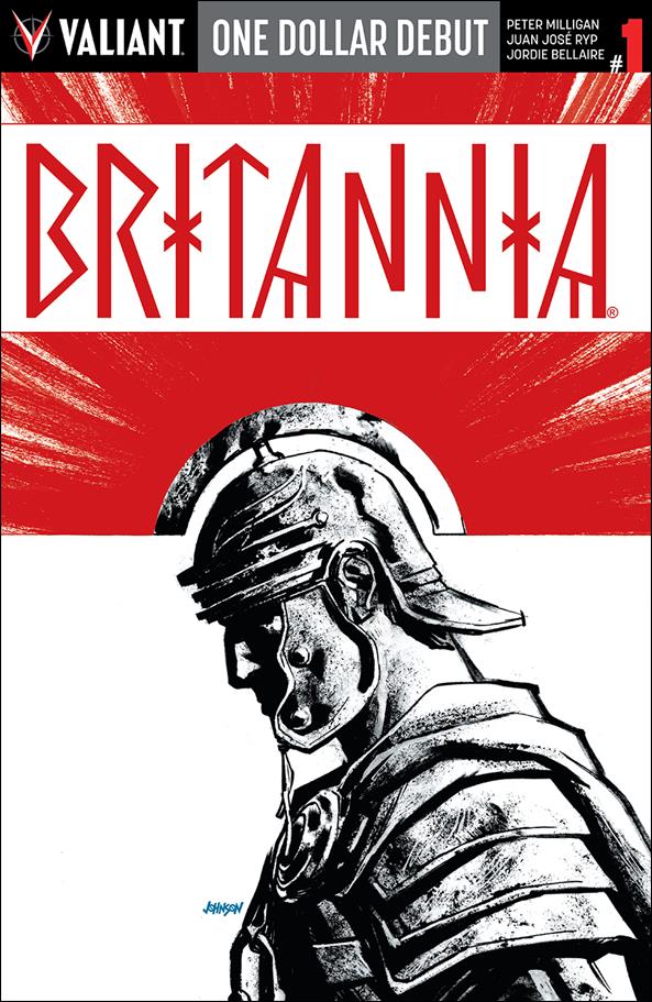 Britannia issue 1-G Dave Johnson One Dollar Debut Edition Cover