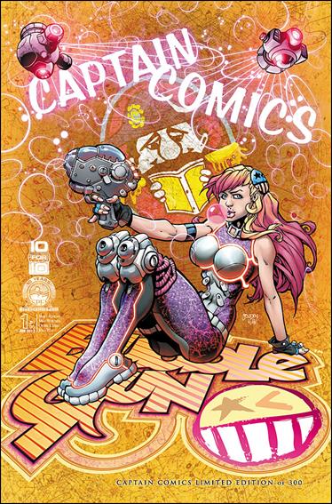 BubbleGun (2013) issue 1-D05 Mike Bowden Captain Comics Cover 1/300