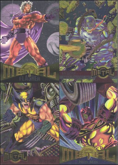 Marvel Metal (Promo) card nn-2 4-Card Promo Sheet