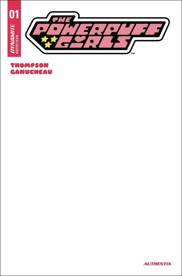 Powerpuff Girls (2024) issue 1-G Blank Sketch Authentix Cover