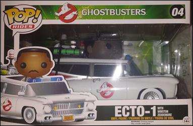 POP! Rides figure 4 Ecto-1 with Winston Zeddemore