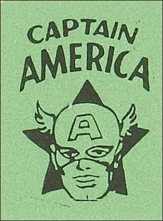 Marvel Mini-Books: Captain America issue nn-B Green Cover