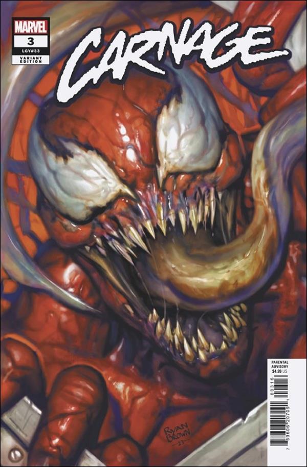 Carnage (2023) issue 3-C Ryan Brown 1:25 Cover