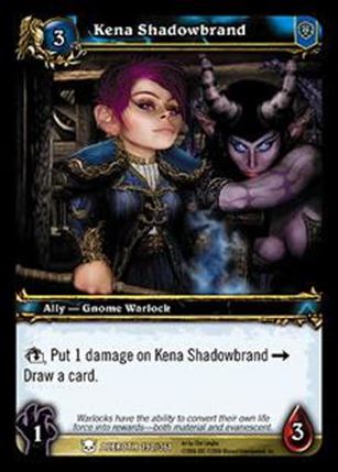 World of Warcraft: Heroes of Azeroth (Base Set) card 190 Kena Shadowbrand