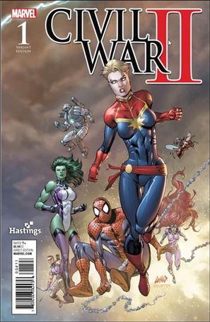 Civil War II issue 1-TE Rob Liefeld Hastings Cover