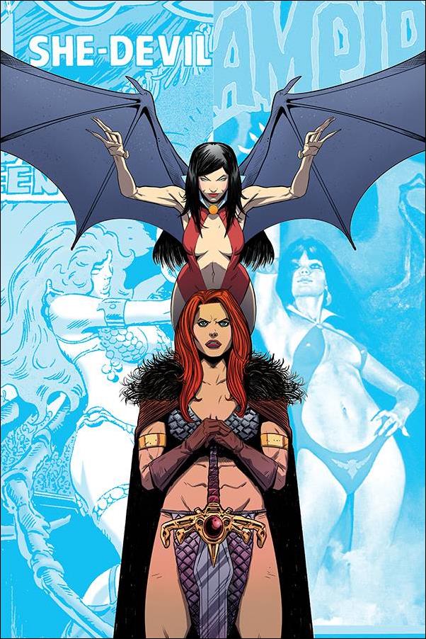 Vampirella / Red Sonja issue 11-P Drew Moss 1:30 Virgin Cover