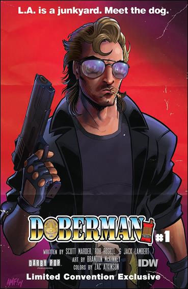 Doberman issue 1-B Tony Fleecs Con Exclusive Cover
