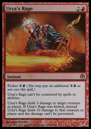 Magic the Gathering: Duel Decks: Phyrexia vs. the Coalition (Base Set) card 36 Urza's Rage