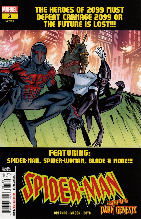 Spider-Man 2099: Dark Genesis issue 3-E Justin Mason Cover