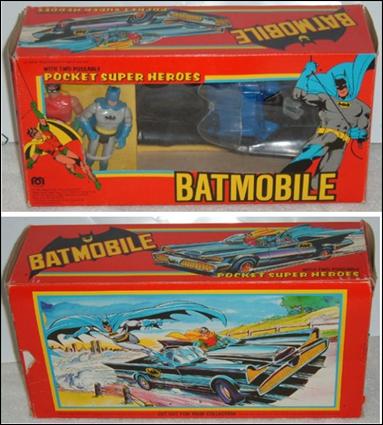 Pocket Super Heroes (Vehicles and Playsets) figure 3 Batmobile