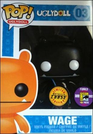Pop! Uglydoll figure 3-C Wage (Black Metallic SDCC Exclusive)