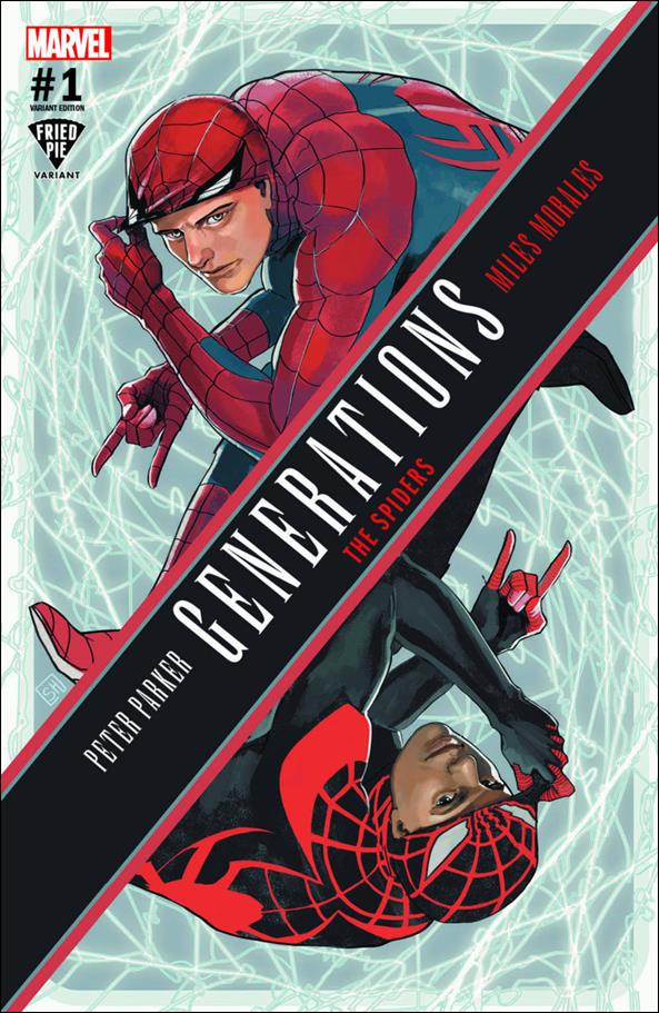 Generations: Miles Morales Spider-Man & Peter Parker Spider-Man issue 1-D Stephanie Hans Fried Pie Cover