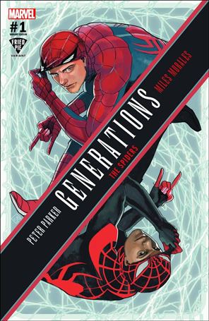 Generations: Miles Morales Spider-Man & Peter Parker Spider-Man issue 1-D Stephanie Hans Fried Pie Cover