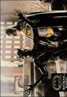 Batman Returns Stadium Club (Base Set) card 12 Catwoman & Batman
