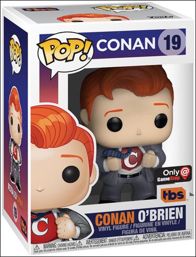 POP! Conan figure 19 Conan O'Brien (Clark Kent) GameStop Exclusive