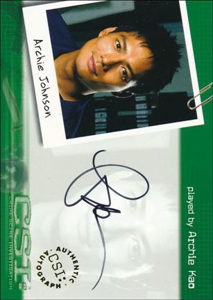 CSI: Crime Scene Investigation - Series One (Autograph Set) Cover Image 1
