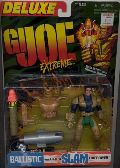 G.I. Joe Extreme Deluxe Action Figures figure 1 Ballistic (w/Sidearm Blaster) 