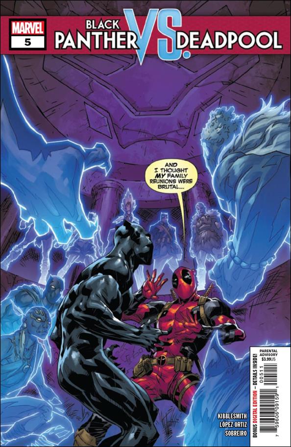 Black Panther vs Deadpool issue 5 Ryan Benjamin Cover
