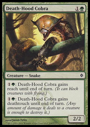 Magic the Gathering: New Phyrexia card 108 Death-Hood Cobra