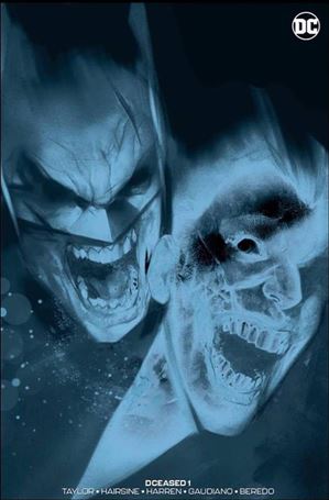 DCeased issue 1-TJ Ben Oliver Torpedo Comics Negative Cover 1/1000