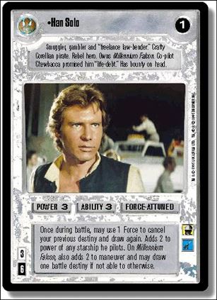 Star Wars: Premiere Limited (Base Set) card 185 Han Solo