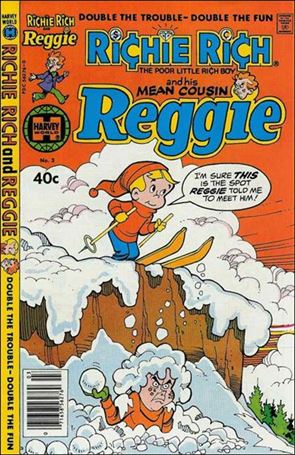 Richie Rich and His Mean Cousin Reggie Cover Image 2