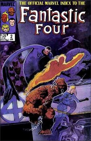 Official Marvel Index to the Fantastic Four issue 2 Front - Bill Sienkiewicz; Back - Jack Kirby