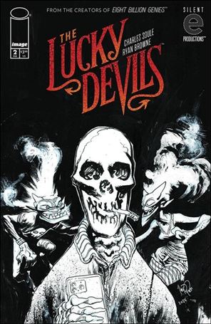 Lucky Devils issue 2-C James Harren B&W Foil 1:25 Cover