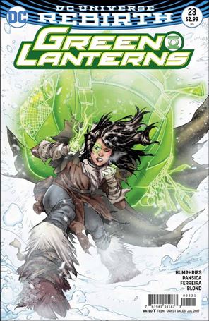 Green Lanterns issue 23-B Emanuela Lupacchino Cover