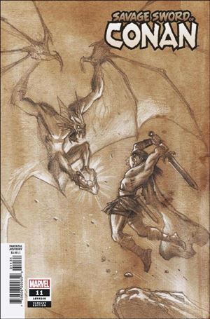 Savage Sword of Conan (2019) issue 11-C Juan Ferreyra 1:50 Pencils Cover