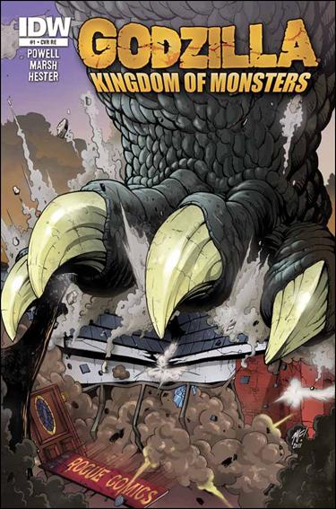Godzilla: Kingdom of Monsters issue 1-OE Rogue Comics (NJ) Cover 1/500