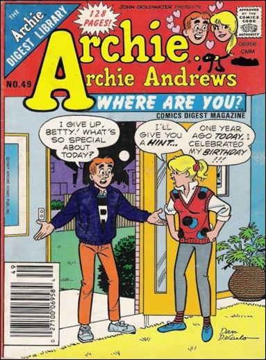 Archie…Archie Andrews, Where Are You Comics Digest Magazine issue 49