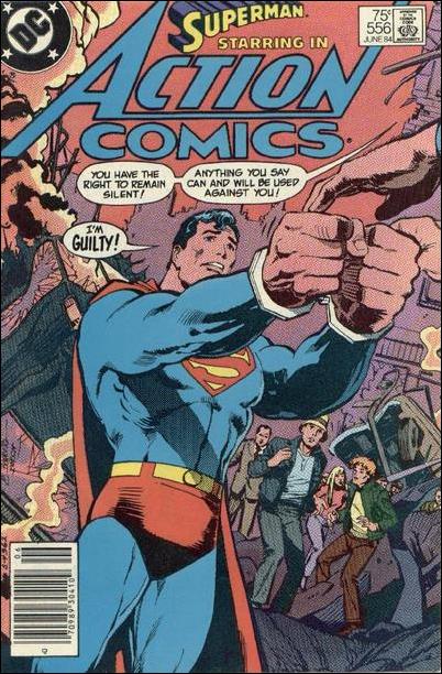 Action Comics (1938) issue 556-B Newsstand Cover