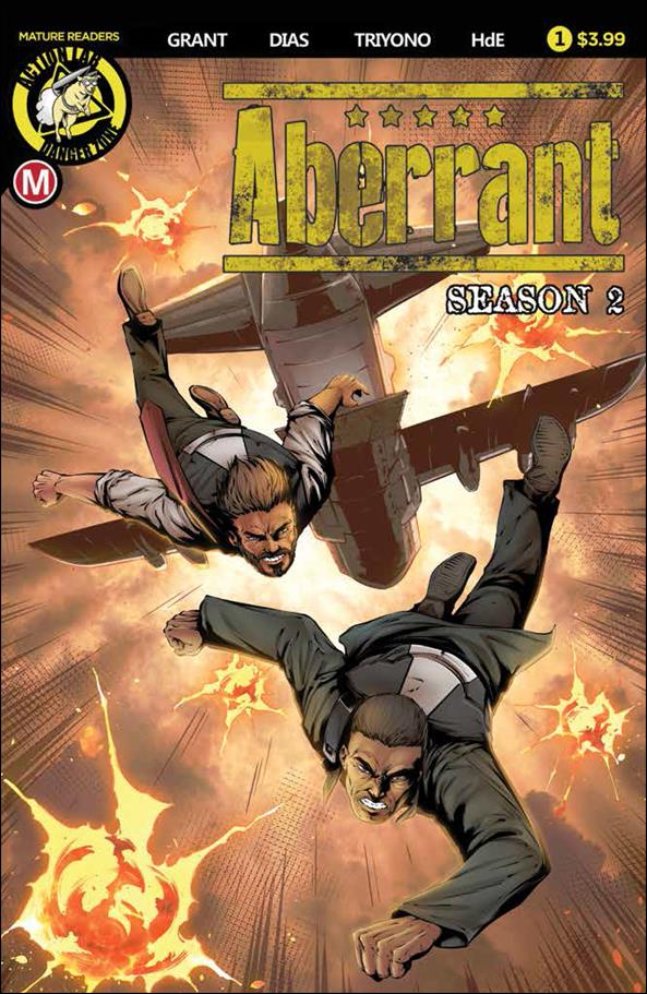Aberrant Season 2 issue 1 Airplane Cover