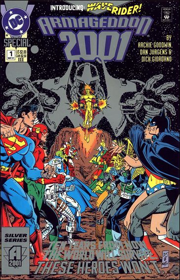 Armageddon 2001 issue 1-C Silver Series Cover (3rd Printing)
