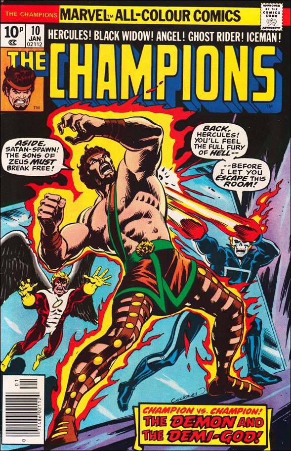 Champions (1975) issue 10-B UK Price Cover