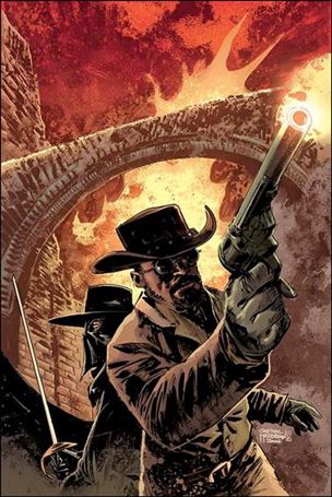 Django/Zorro issue 2-H Gabriel Hardman Rare Virgin Cover
