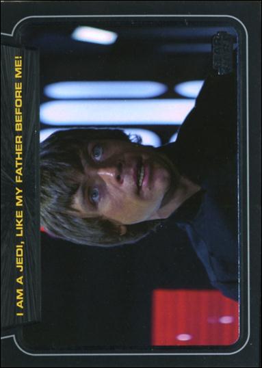 Star Wars Galactic Files (Classic Lines Subset) card CL-9 I Am a Jedi, Like My Father Before Me!