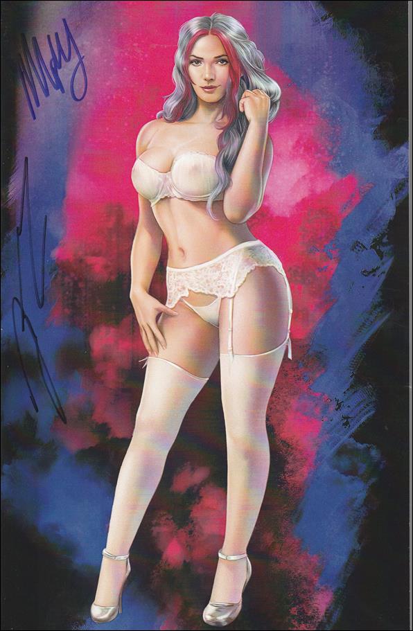 Miss Meow (2021) issue 1-L Dominic Gover Virgin "Gala Lingerie" Cover