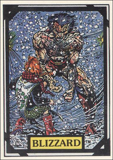 Wolverine Trivia (Base Set) card 42 Blizzard