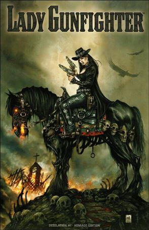 Lady Gunfighter: Desolation issue 1-C Mike Krome Homage Edition