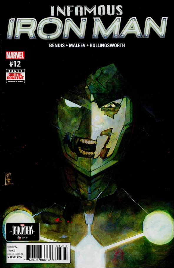 Infamous Iron Man issue 12 Alex Maleev Standard Cover