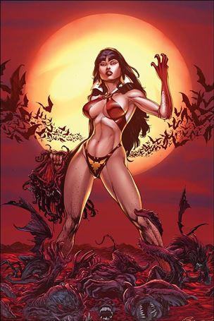 Vengeance of Vampirella (2019) issue 1-H Buzz 1:11 Blood Moon Virgin Cover