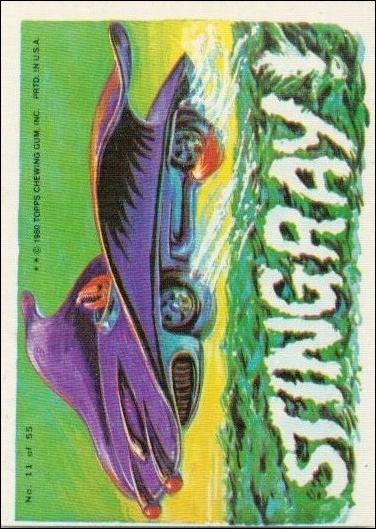 Weird Wheels (Base Set) card 11 Stingray!